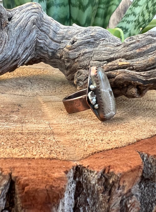 Image of Petoskey Stone Ring