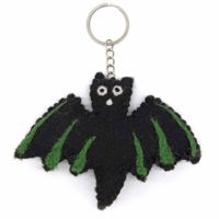 Image 1 of Bat Felt Keyring