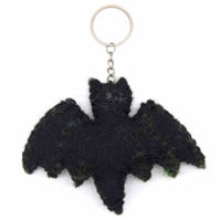 Image 3 of Bat Felt Keyring