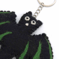 Image 4 of Bat Felt Keyring