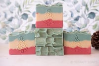 Image 2 of Tis the Season Christmas Holiday Decorative Vegan Soap Bar | Scent: Christmas Hearth