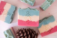 Image 5 of Tis the Season Christmas Holiday Decorative Vegan Soap Bar | Scent: Christmas Hearth
