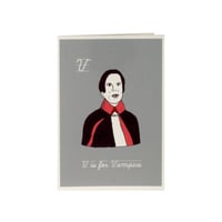 Image 1 of V is for Vampire Card 