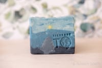 Image 2 of Woodsy Man Alpine Nightscape Mountain Rugged Vegan Artisan Soap Bar | Scent: Fir + Pine + Cedar