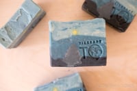 Image 4 of Woodsy Man Alpine Nightscape Mountain Rugged Vegan Artisan Soap Bar | Scent: Fir + Pine + Cedar
