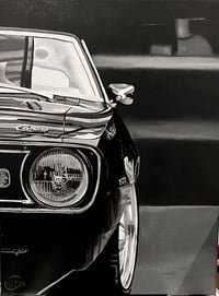 Image 1 of Vintage Camaro ORIGINAL Painting