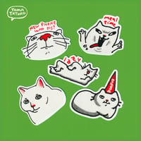 Image 2 of Vinyl Sticker Pack - Cats