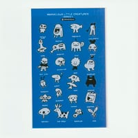 Image 1 of Marvelous Little Creatures Sticker Sheet - Series 1