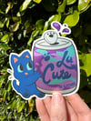 La Cute Black Cat (Sticker)