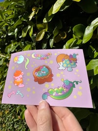 Image 1 of Sleepy Baby Animals (Sticker Sheet)