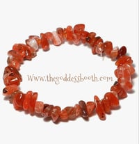 Image 3 of Carnelian Chip Bracelet