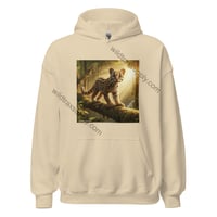 Image 2 of Ocelot in Rainforest Tree Pull-Over Hoodie