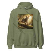 Image 3 of Ocelot in Rainforest Tree Pull-Over Hoodie