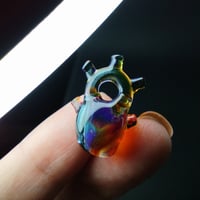 Image 1 of Miniature scrap heart pendant 