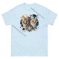 Image 2 of Celestial Serval and Caracal T-Shirt