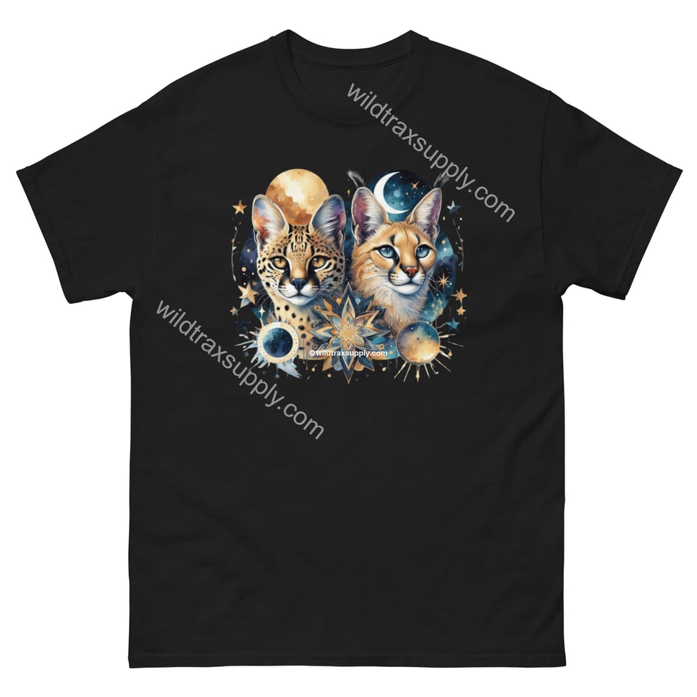 Celestial Serval and Caracal T-Shirt