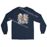 Image 2 of Celestial Serval and Caracal Long Sleeve TShirt