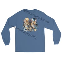 Image 5 of Celestial Serval and Caracal Long Sleeve TShirt