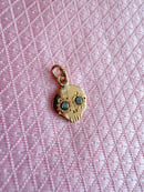 Image 5 of Gold Skull Pendant with Diamonds