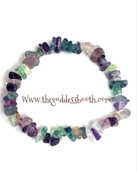 Image 2 of Fluorite Chip Bracelet