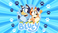 Image 2 of Bluey 16 oz Water bottle (blue or yellow)
