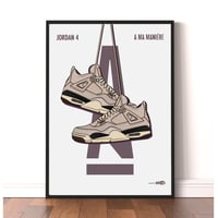 Image 2 of Sneaker Poster Air Jordan 4 x A Ma Maniere “While You Were Sleeping”