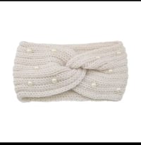 Image 2 of Pearls knitted headband 
