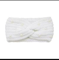 Image 1 of Pearls knitted headband 