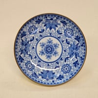 Image 1 of Antique 19th Century Blue & White Saucer