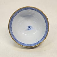 Image 3 of Antique Blue & White Chinoiserie Tea Bowl