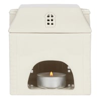 Image 2 of White Ceramic House Oil/Wax Burner