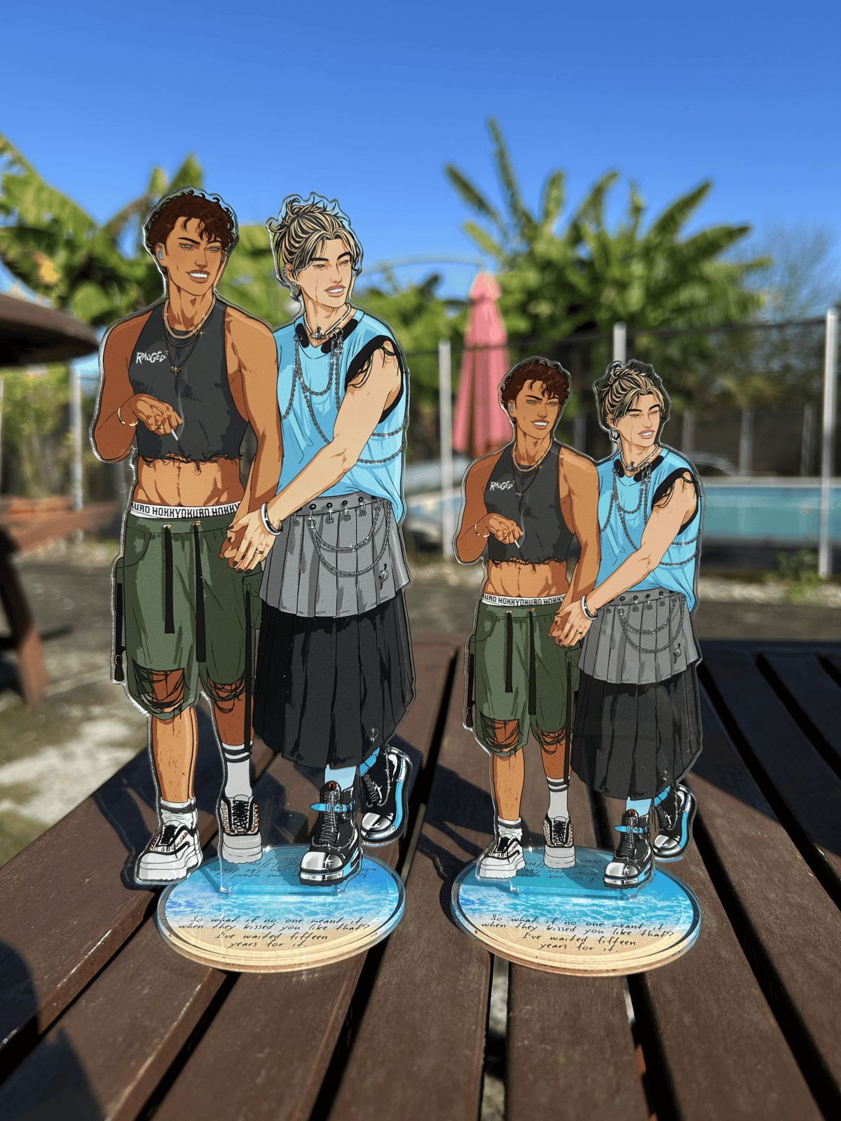 Soft as Organdy Acrylic Standees