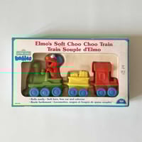 Image 3 of Train souple d'Elmo Rue Sésame années 90
