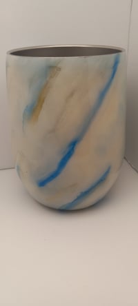 Blue and Gold Marbles