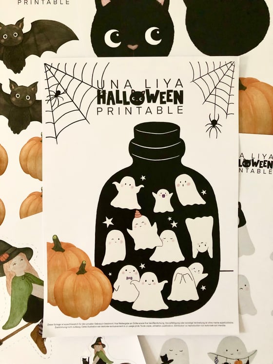 Image of Una Liya Halloween Printables New Edition