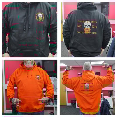 Image of Ginger Division Embroidered Logo HOODIE.