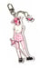 Image of Pinku Keyring (full body version)