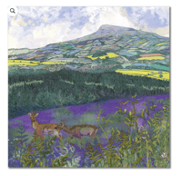 Clee Hill View - Greetings Card