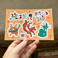 cats sticker sheet