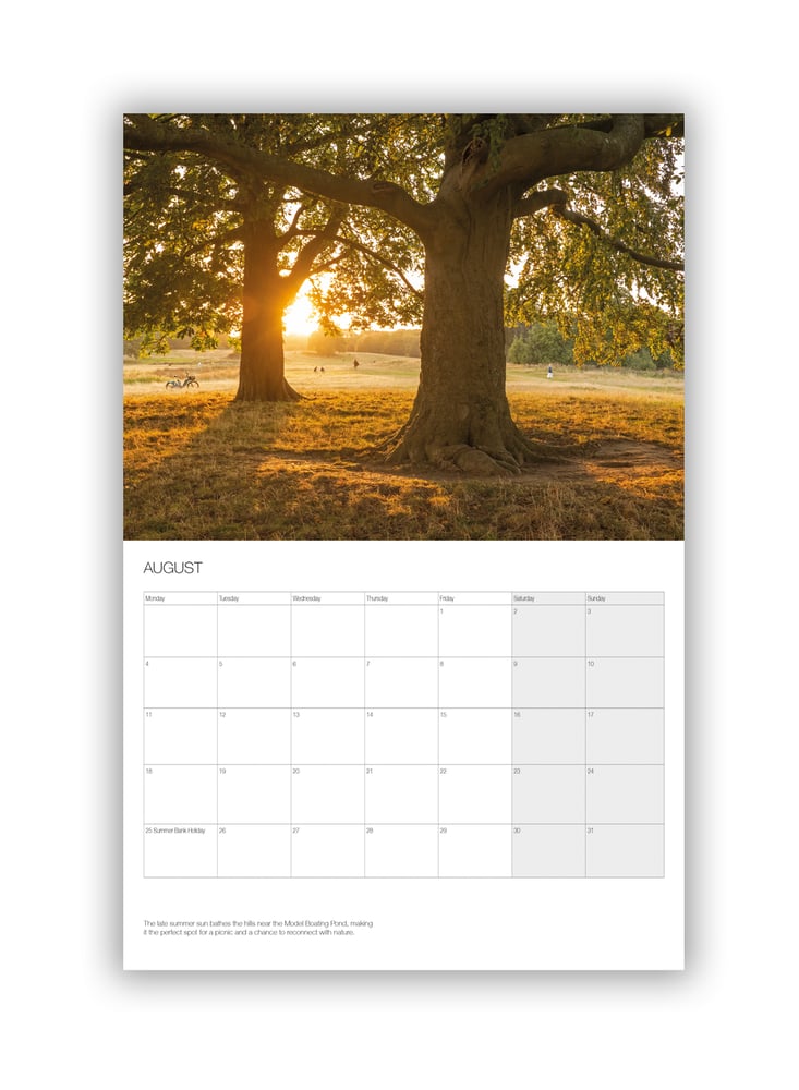Image of 2025 Hampstead Heath Calendar