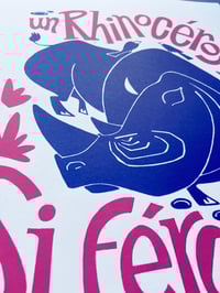 Image 3 of Un rhinocéros si féroce