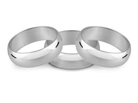 Image 2 of 3mm & 5mm - Pair of 9ct Gold Wedding Bands