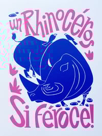 Image 1 of Un rhinocéros si féroce