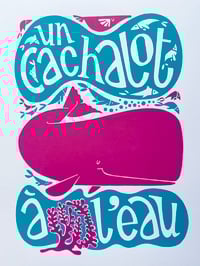 Image 1 of Un cachalot à l'eau
