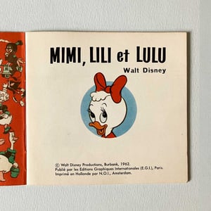 Image of Mimi, Lili et Lulu Mini livre Hachette années 60