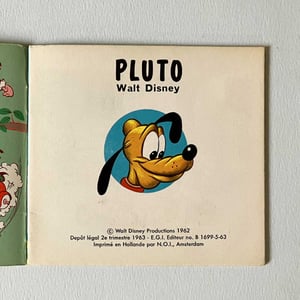 Image of Pluto Mini livre Hachette années 60