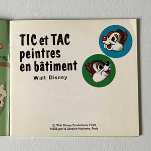 Image of Tic et Tac Mini livre Hachette années 60