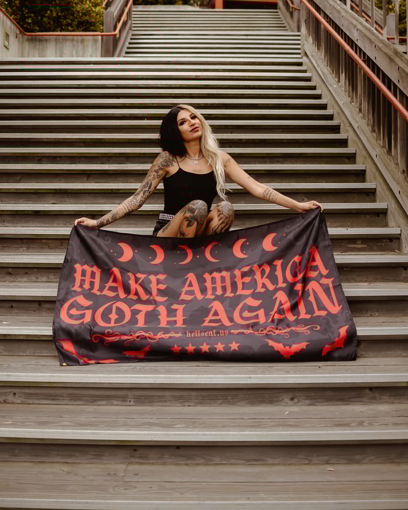 Image of Make America Goth Again Flag