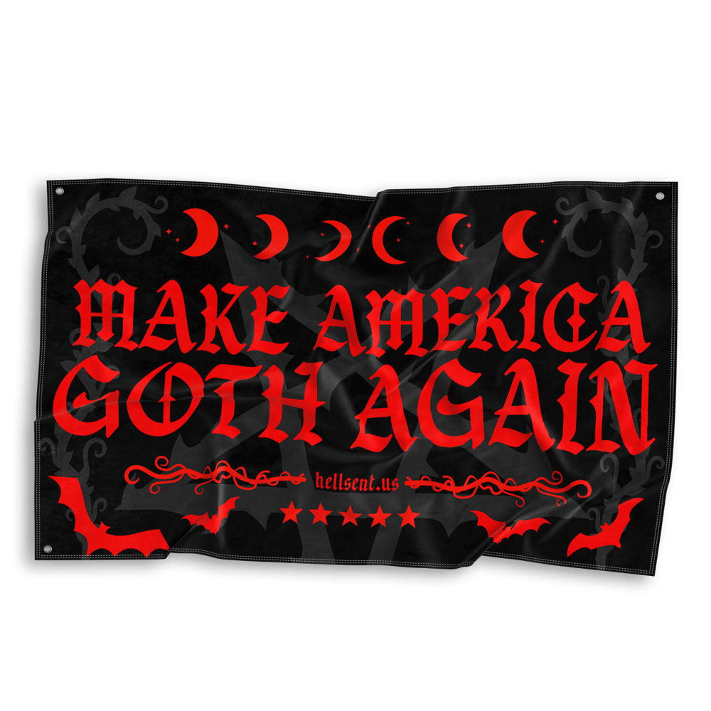 Image of Make America Goth Again Flag