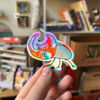 Image 4 of holographic beetle stickers